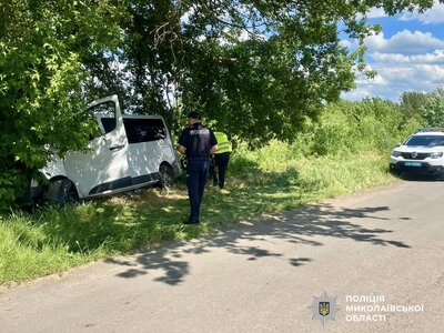 На Миколаївщині троє чоловіків постраждали у ДТП, поліція розшукує очевидців (ФОТО)