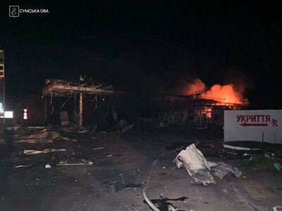 Ворог завдав масованого удару по АЗС у Тростянецькій громаді