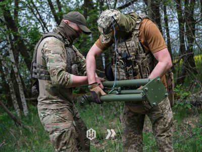 Українські військові уразили склад російських дронів у Маріуполі