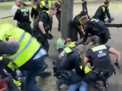 У Берліні поліція протистояла польським ультраправим під час вуличних сутичок