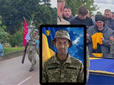 Стрільця-снайпера з Бердичівського району Василя Конюхова провели в останню путь