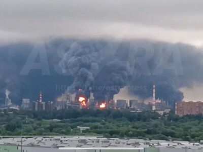 Масована атака на Москву: палає нафтопереробний завод, зафіксовано руйнування
