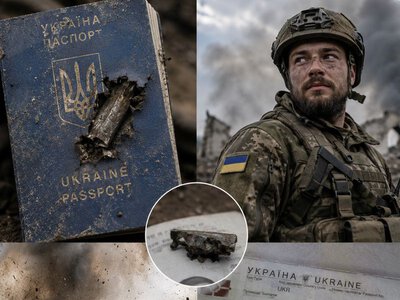 Осколок застряг у паспорті: Він врятував життя воїну