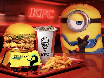 KFC відповів McDonald`s: в меню додались банани і фігурки посіпак