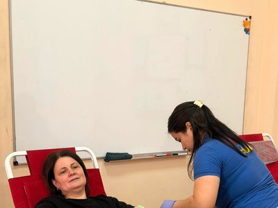 У Католицькому ліцеї відбулася акція здачі крові для ЗСУ