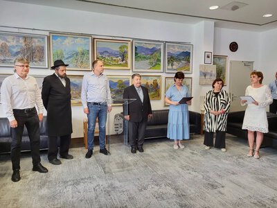 В Ужгороді відкрили виставку закарпатського художника Наума Рєпкіна
