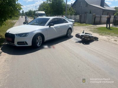 У Ковельському районі за добу дві ДТП за участі двоколісних транспортних засобів