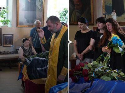 У Херсоні попрощалися з військовими Владиславом Кисельовим та Дмитром Жуковим