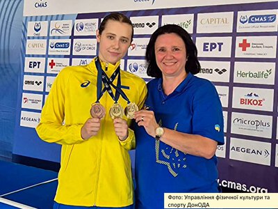 Спортсменка з Донеччини виборола два «золота» чемпіонату Європи
