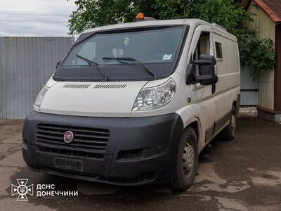 Рятувальники Донеччини отримали бронеавтомобіль від італійської благодійної організації для евакуації з прифронтових зон