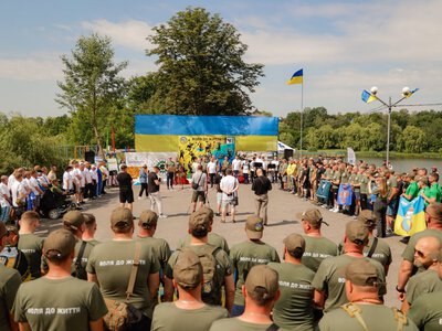 Ветерани та військовослужбовці Прикарпаття змагалися на спортивних іграх «Воля до життя»