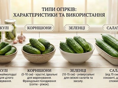 Какие бывают сорты огурцов. Названия, виды и размеры