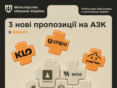 До програми підтримки ЗСУ Плюси в застосунку Армія+ долучилися ще три мережі АЗК