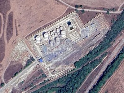 У Криму після атаки дронів зафіксували пожежі на Таврійській ТЕС та енергетичних об'єктах