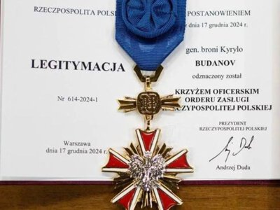 Буданов відмовився від польської нагороди після рішення щодо ордена Зеленського