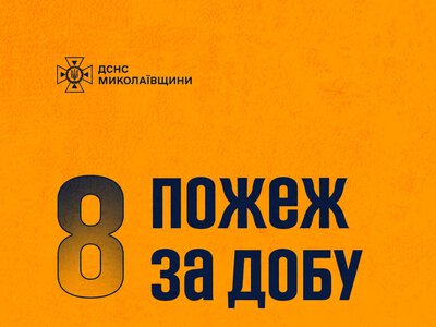 Минулої доби на Миколаївщині рятувальники 8 разів виїжджали гасити вогонь