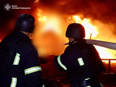 На Кіровоградщині рятувальники ліквідували наслідки ворожого удару