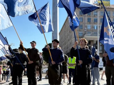 На Майдані проходить акція проти «КиївПрайду»