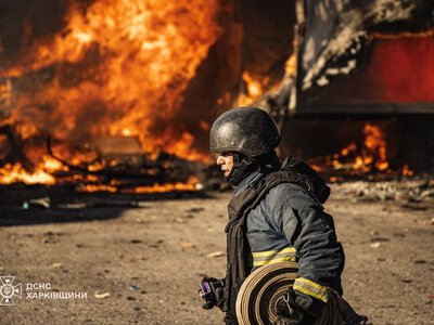 Атаковано поштовий термінал та повторний удар по ДСНС Харківщини
