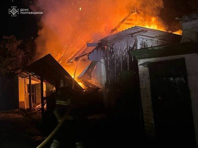 У селі Кременчуцького району сталася пожежа