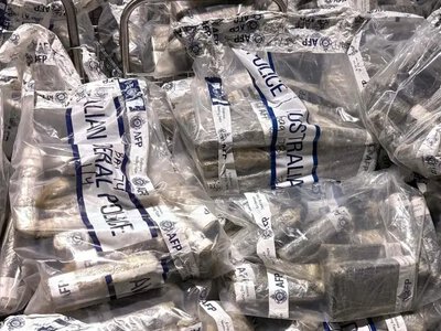 В Австралії вилучили найбільшу партію кокаїну в історії