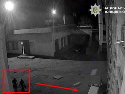 Вибухівка біля інституту в Києві: чоловіки намагалися втекти до кордону