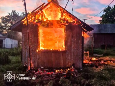 У Долішньому згоріла літня кухня: рятувальники виявили тіло власника