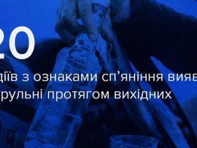 Вінницькі патрульні впродовж вихідних склали два десятки протоколів