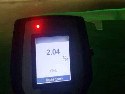 У Годилові патрульні зупинили водійку з рівнем алкоголю в крові, що у понад 10 разів перевищував норму