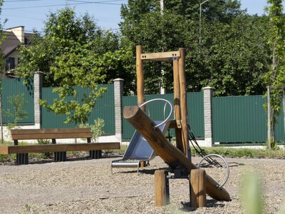 На місці незаконного будинку у Львові відкрили громадський простір