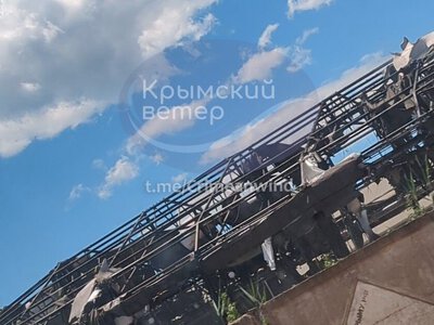 У Феодосії унаслідок нічної атаки Сил оборони знищено ангари з військовою технікою росіян