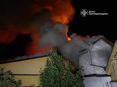Рятувальники загасили пожежу у приватній оселі. Подія сталася сьогодні вночі в Житомирі