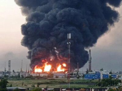 Крим без світла: що відомо про палаючу ТЕЦ у Керчі після прильотів