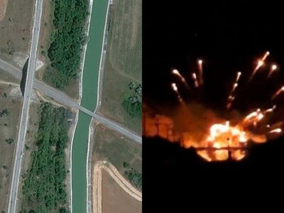 ССО заявили про повне знищення залізничного мосту в окупованому Криму