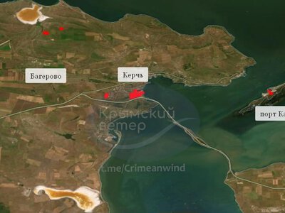 У Криму після нічної атаки зафіксовані пожежі на залізничних і військових об’єктах – соцмережі