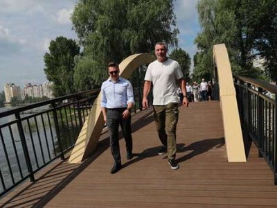 Вільнюс профінансував створення нового скверу та пішохідного мосту в Києві на 600 тисяч євро