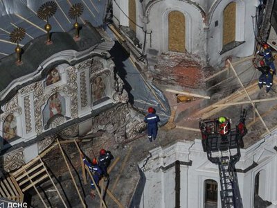 Завершено роботи з консервації пошкодженого даху Києво-Печерської лаври завершені, - ДСНС