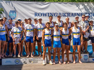 Черкаські веслувальники здобули дев’ять нагород на чемпіонаті України серед молоді