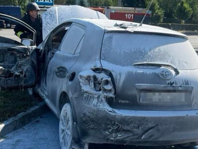 Росіяни атакували АЗС у Запоріжжі — спалахнули 2 автівки