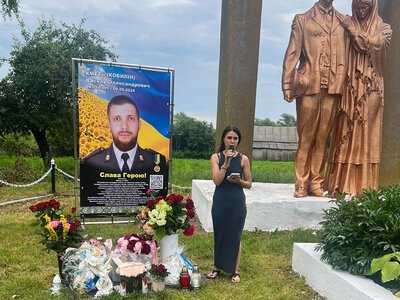 У Сьомаках відкрили Алею пам’яті захисників України
