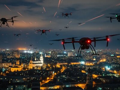 Активність ударних дронів РФ фіксують в Херсоні