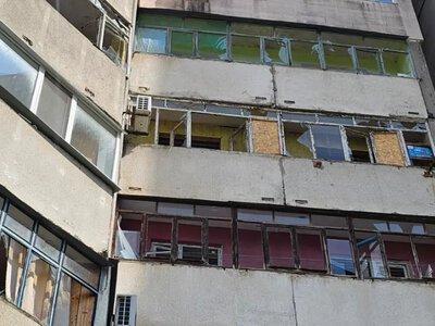 Російський дрон «Гербера» атакував житловий квартал у Центральному районі Херсона