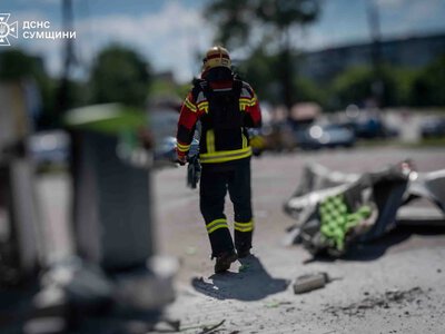 У Сумах вдруге за день росіяни атакували АЗС, постраждала людина