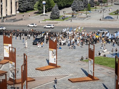Посольство Ізраїлю закликало правоохоронців відреагувати на акцію на майдані Незалежності, де використовували нацистські салюти
