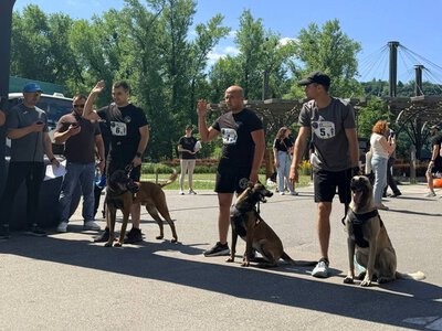 У Києві вперше провели військовий K9-забіг із службовими собаками — встановлено рекорд України