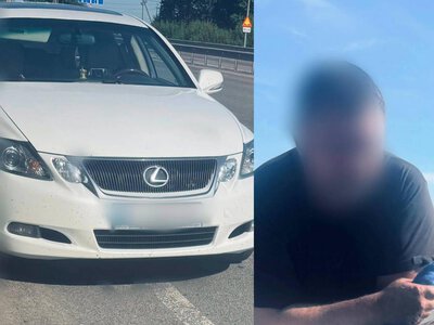 На Дубенщині зупинили водія Lexus, який перевищив швидкість і був позбавлений права керування
