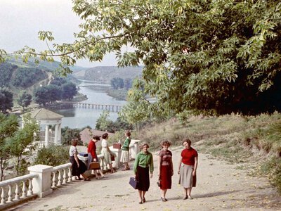 Ретро-Житомир: у мережі опублікували рідкісне кольорове фото міської набережної минулого століття