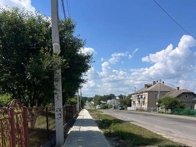 У Копичинцях оновили пішохідну зону на вулиці Шевченка