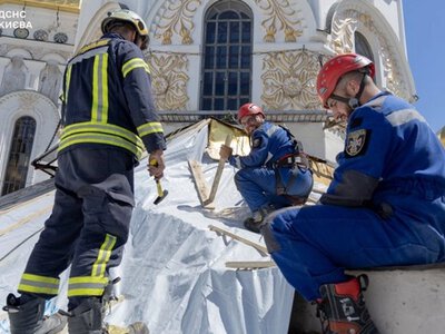 Зеленський повідомив про консервацію пошкодженого дроном РФ собору Києво-Печерської лаври для подальшого відновлення