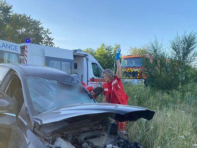 Фура та Ford зіткнулися на Миколаївщині: постраждалого водія деблокували рятувальники